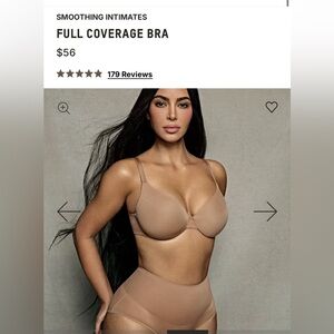 SKIMS Smoothing Intimates Full Coverage Bra - Sienna